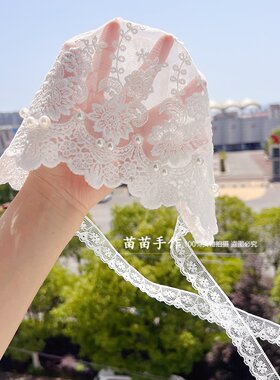 韩国女宝宝蕾丝礼服空调公主帽