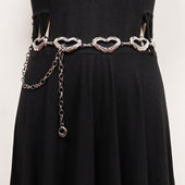 链装 链条腰带2025新款 ins细裤 饰银色腰链配饰配连衣裙细腰带简约