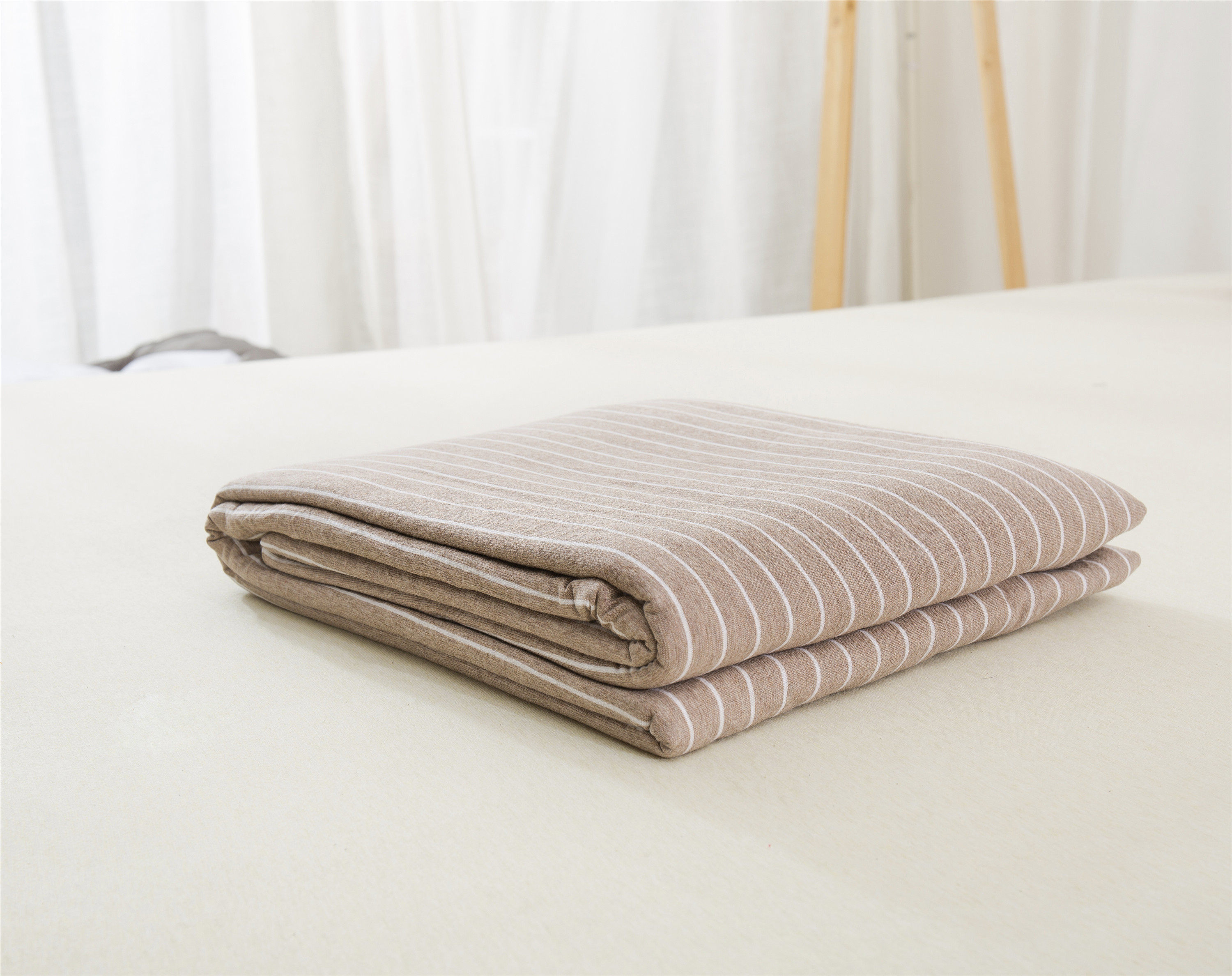 新疆长绒棉天竺针织棉床品针织被罩被套定制定做单卖婴儿风格