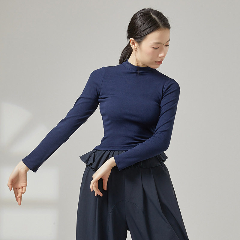 现代舞上衣长袖古典舞服装2026春季新款中国舞形体舞蹈练功服成人