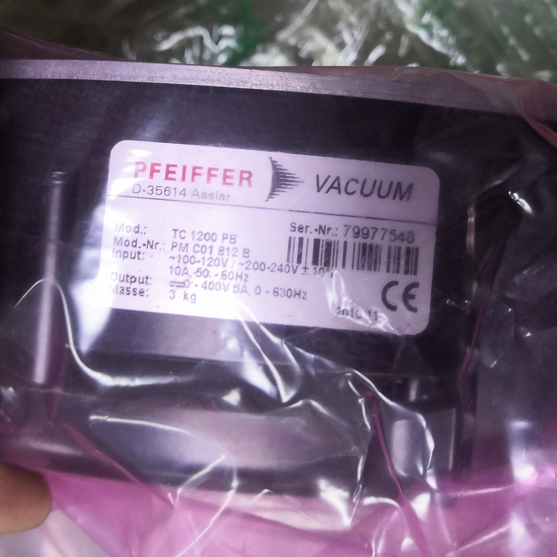 普发分子泵控制器TC1200PB