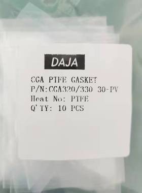 台湾DAJA特气钢瓶CGA320330接头PTFE聚四氟乙烯DISS垫片30-PV现货