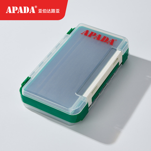 亚伯达1010W双面路亚盒配件盒亮片盒铅头钩饵盒刀剑渔具包收纳包
