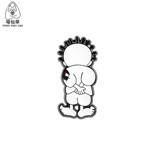 自由和平金属徽章胸针配饰pin扣针人物形象简笔画胸章勋章衣饰品