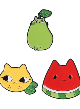可爱卡通小猫金属徽章胸针饰品