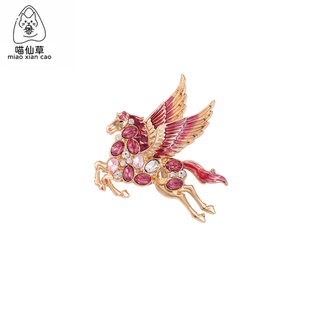 2026生肖马新年金属徽章胸针飞马别针本命年胸花轻奢胸章衣服饰品