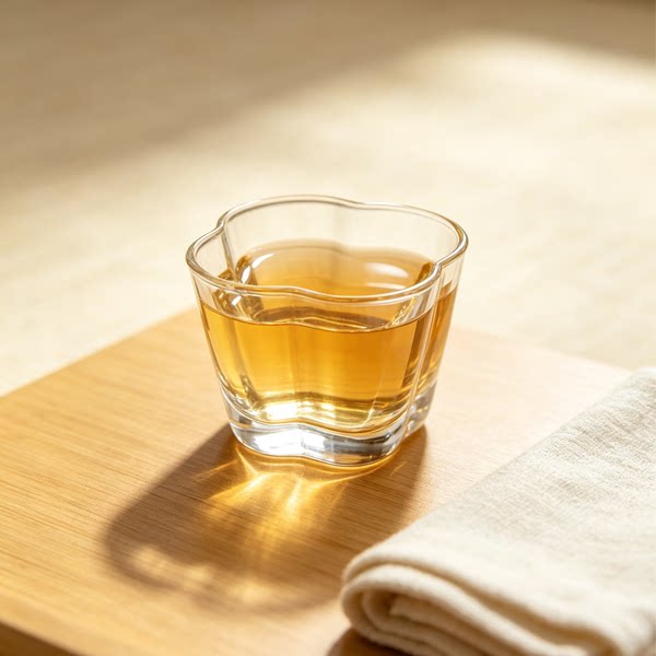 加厚玻璃耐热品茗杯主人杯磨口图片