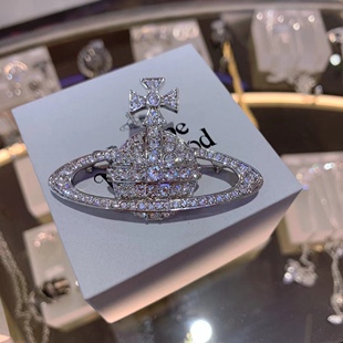 MINI BAS RELIEF大号小号胸针VIVIENNE WESTWOOD土星西太后BROOCH