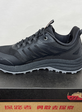 探路者徒步鞋男24春夏款户外爆米花底防滑透气跑步鞋TFAABM81781