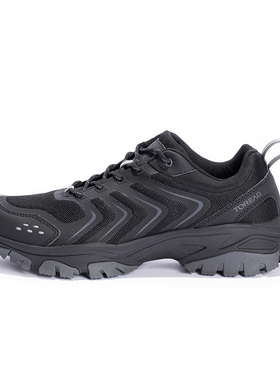 探路者登山鞋男女2024年春夏透气运动休闲防滑徒步鞋TFAACM81732