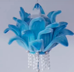 热销扭扭棒莲花荷花灯手工编织年宵节手提自制儿童成品