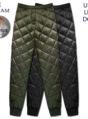 2025冬季新款 羽绒裤女 保暖高腰加厚外穿显瘦白鸭绒大码防寒棉裤