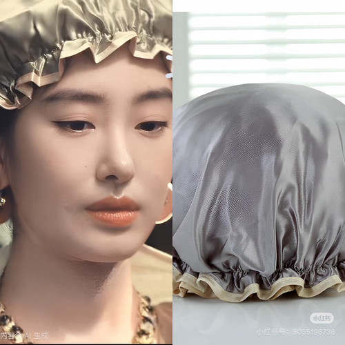 爱情没有神话同款双层浴帽成人男女沐浴洗澡头发罩洗澡帽