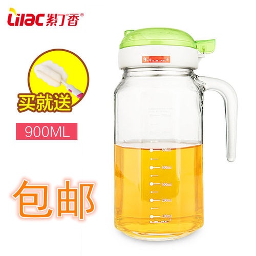 紫丁香900毫升大号防漏厨房油壶