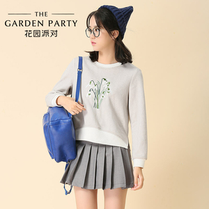 秋装新款韩版文艺小清新圆领长袖百搭套头卫衣女