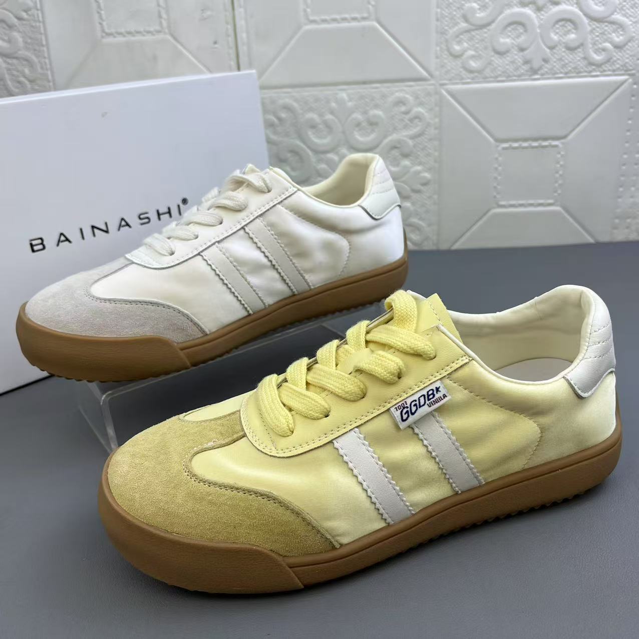 牛皮时尚休闲防滑女鞋德训鞋单鞋