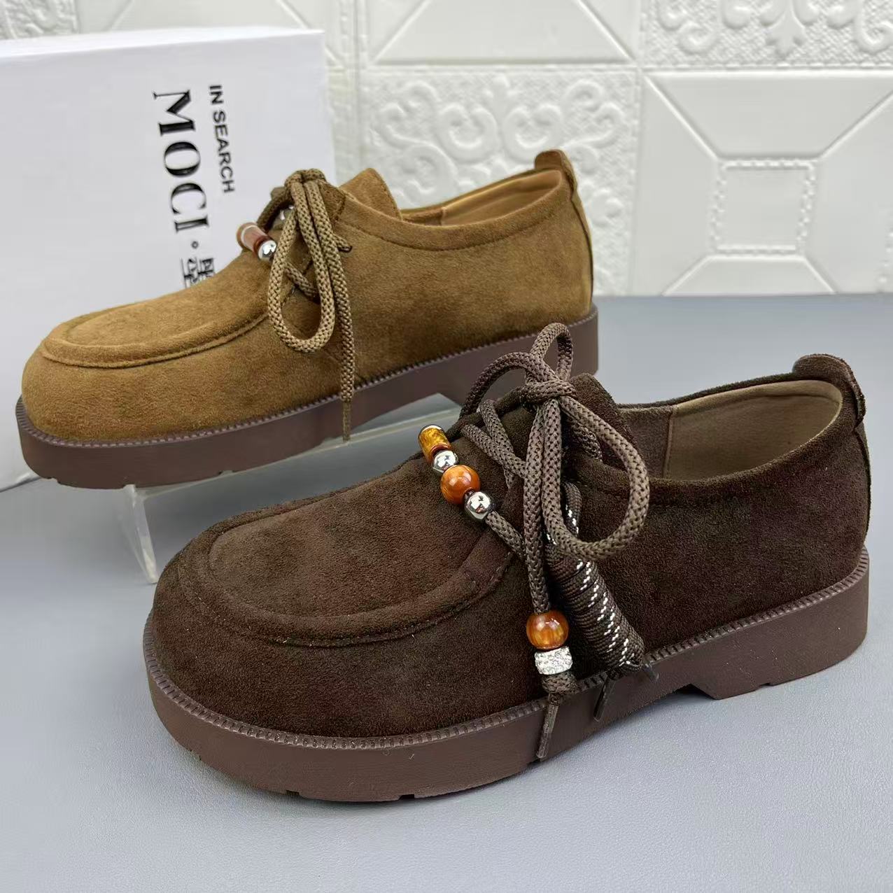 高品质新款时尚休闲博肯鞋女单鞋