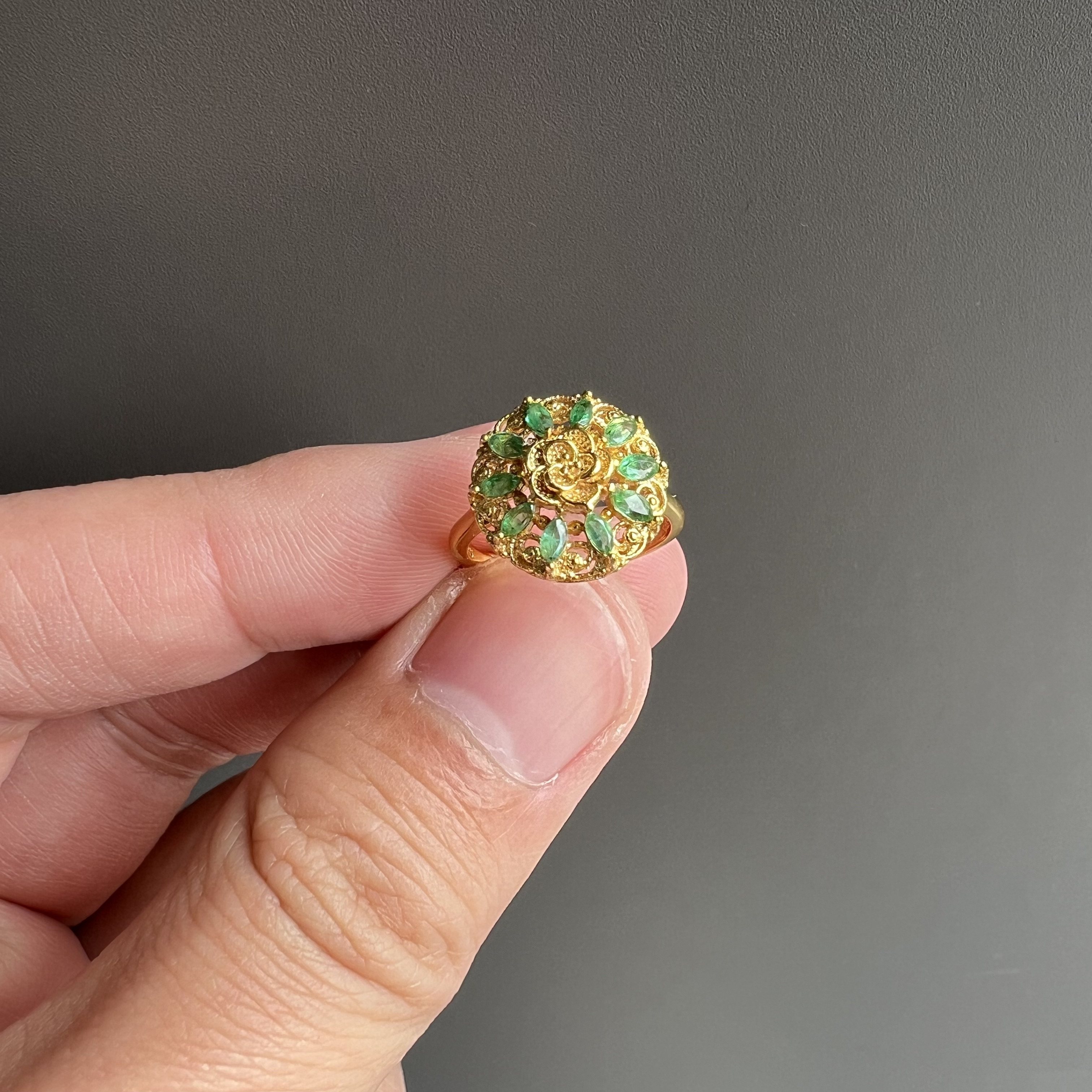 天然祖母绿纯银戒指 S925银活口 女款时尚饰品 Y237,饰品/流行首饰/时尚饰品新,戒指/指环,淘宝优惠券,粉丝福利购,淘宝优惠卷