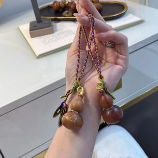 雷击木可拧盖葫芦包挂挂件 TY738 搭配五帝钱