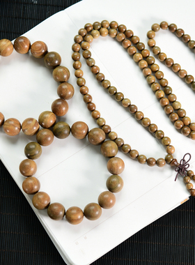 绿檀多圈佛珠文玩手串手链单圈文玩饰品 DS160