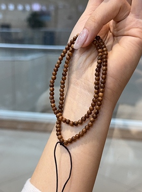 库克4毫米 约114颗 DIY多圈文玩佛珠手串项链 DM323