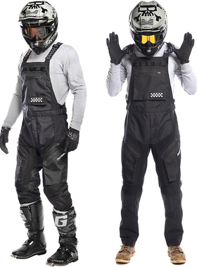 FASTHOUSE越野摩托车背带裤耐磨场地林道通用透气速干弹力骑行裤