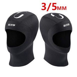 潜水帽成人加厚湿式保暖冲浪游泳保护头套男女冬泳潜水服专用装备