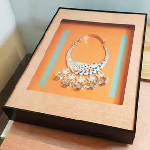 定制工艺品展示相框立体中空框银饰物件代装裱画框标本摆件大尺寸