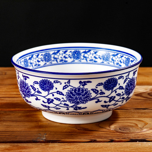 青花瓷面碗大碗汤碗面碗