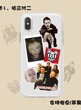 电台司令Radiohead手机壳适用oppo reno 2 3 4 5 6 7 8 9 z se pro plus摇滚乐队周边创意拼贴定制硅胶套软