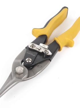 直头航空钳铁皮工业级不锈钢剪航空剪铁丝剪刀裁带齿防滑省力剪