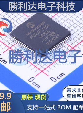 PIC24FJ256GA106-I/PT封装TQFP-64_10x10x05P处理器 全新现货
