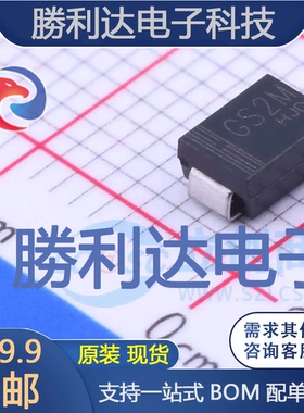 GS2M封装(SMB)DO-214AA通用二极管 全新现货 10PCS