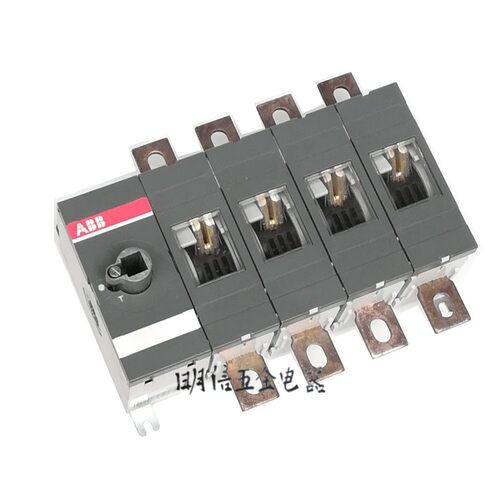 ABB OT400E04负荷开关电流400A四级开关工程剩余不带手柄特价甩卖