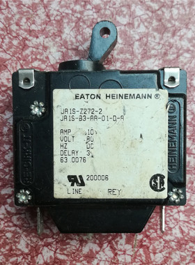 JA1S-Z272-2 JA1S-B3-AA-01-D-A 80VDC 10A油阻尼设备液磁断路器