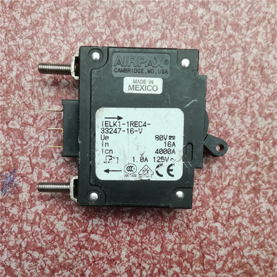 AIRPAX埃伯斯LELK1-1REC4-33247-16-V 80VDC 16A设备用液磁断路器