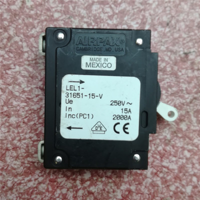 AIRPAX艾伯斯LEL1-31651-15-V 250VAC15A油阻尼设备用液磁断路器