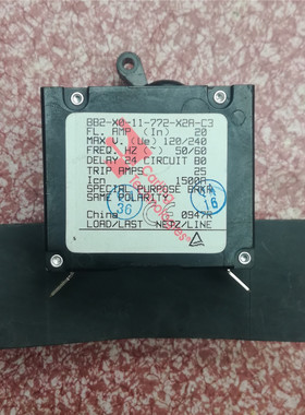 Carling 882-X0-11-772-X2A-C3 240V 20A油阻尼设备用液磁断路器