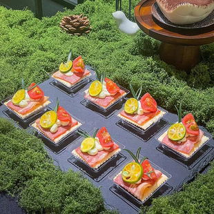 甜品碟酱油碟一次性碟子迷你味碟蘸料调料碟塑料蛋糕碟茶歇慕斯杯