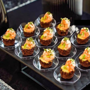 甜品碟酱油碟一次性碟子迷你味碟蘸料调料碟塑料蛋糕碟茶歇慕斯杯