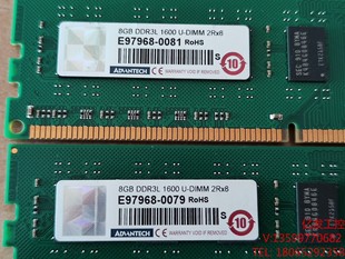 工业设备电子元 原装 器议价产品 内存条 DDR3L 工控机 8GB 研华