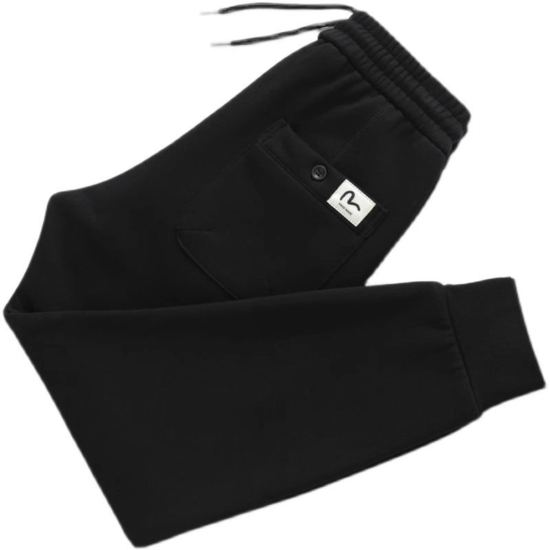 秋冬款运动裤卫裤束脚裤男款