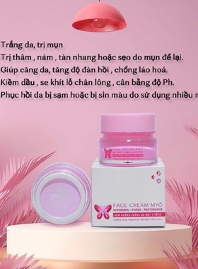 Kem face myo 2 tang duong trang da tri mun