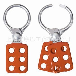 原装精品masterlock玛斯特417防火花1英寸铝制六孔安全绝缘搭扣