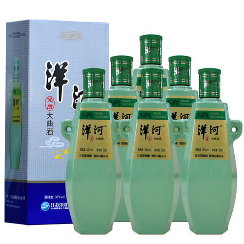 洋河优质大曲酒38度500ml整箱