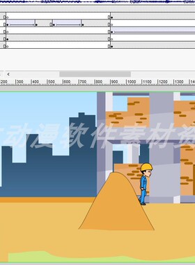 公益动画019工地底盘安全帽宣传15秒原件AN及flash通用