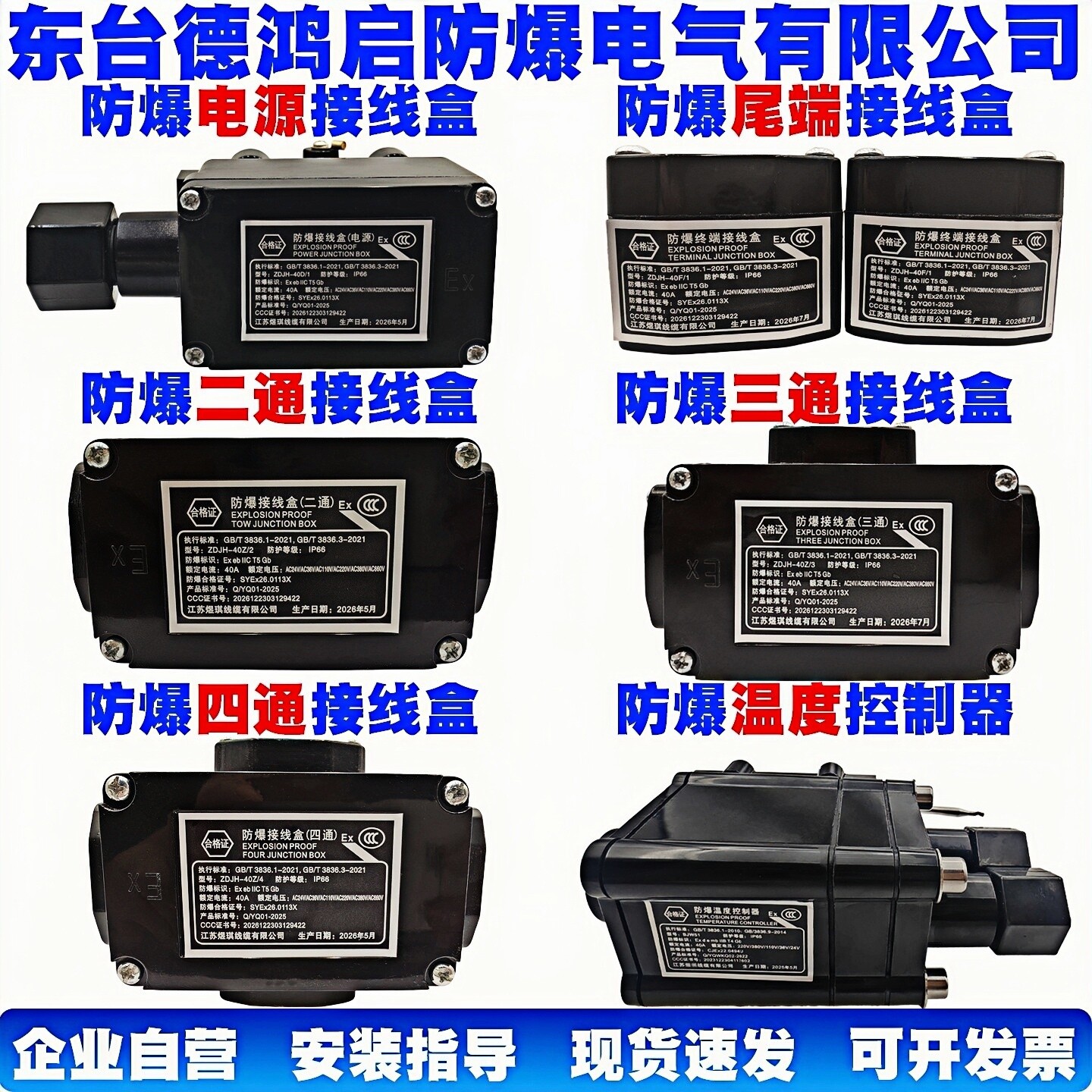 电伴热带防爆接线盒220V/380V