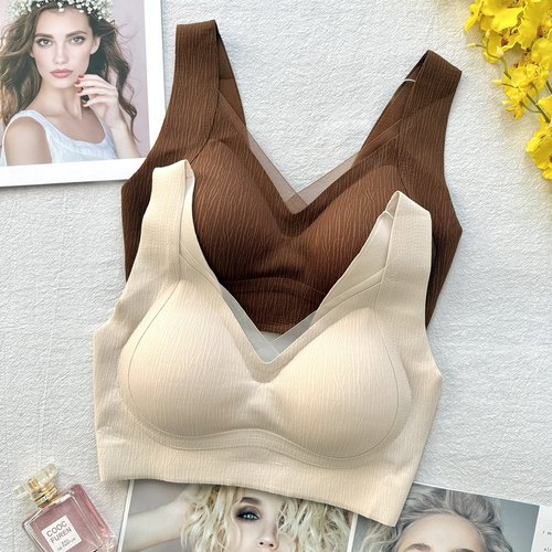 提拉塑形宽肩带内衣女聚拢无钢圈