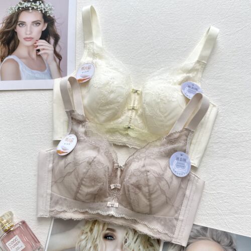 古妃1213超薄纸片杯大胸显小内衣女无钢圈轻塑防下垂收副乳文胸罩