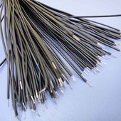 飞线23cm细导线跳线模型配件diy小制作玩具电线红黑色电子连接线